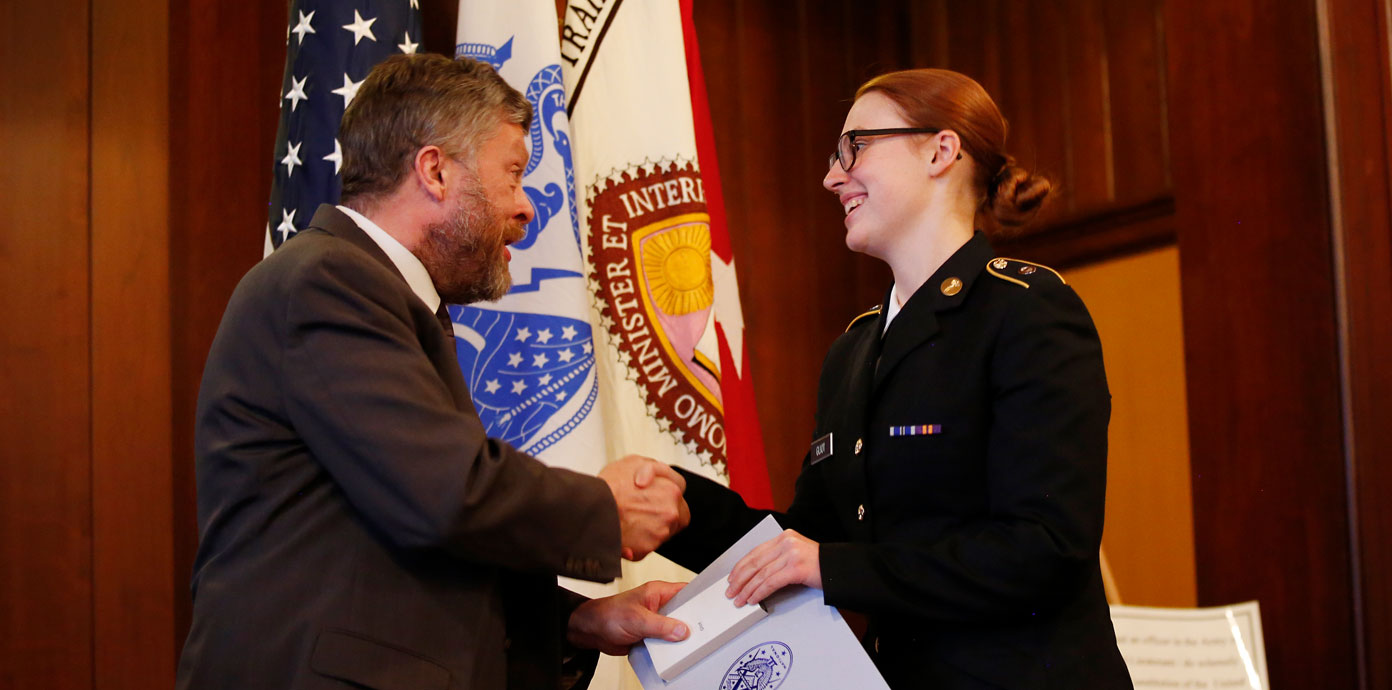 Lehigh University ROTC cadet Kathryn Gliot '19