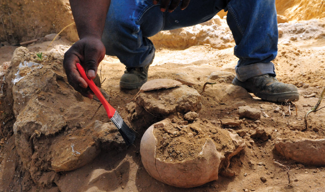 Archaeological dig