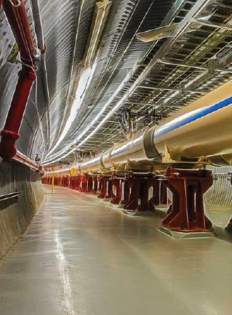 Inside the RHIC tunnel