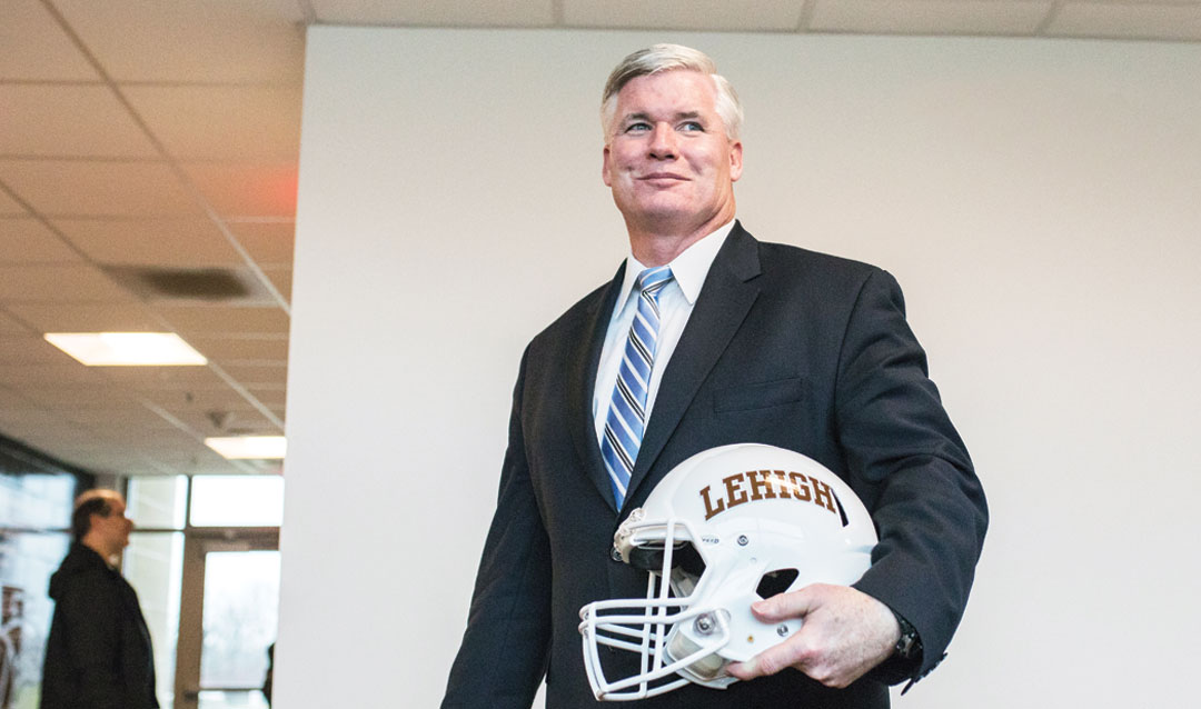 Tom Gilmore with helmet