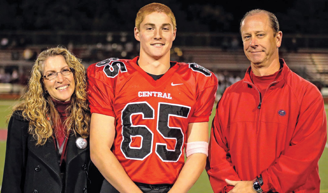 Tim Piazza and parents