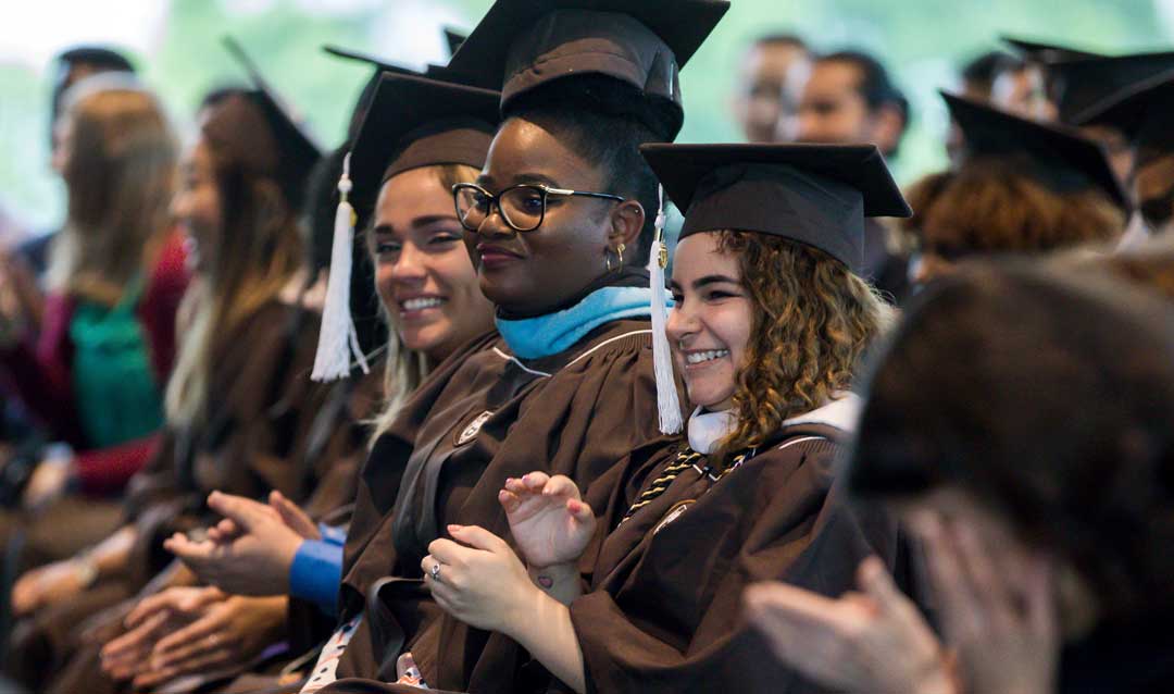 Students at Lehigh University's Donning of the Kente