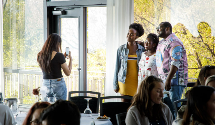 Lehigh students and families at Student Life Leadership Awards