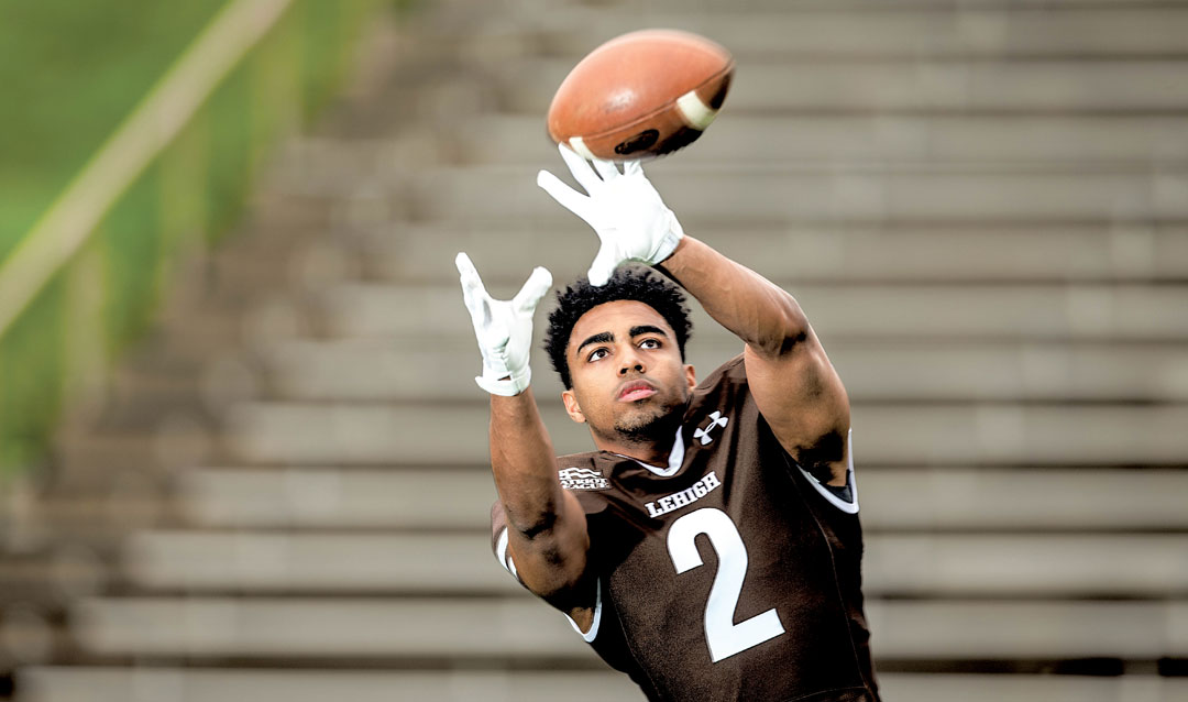 Lehigh wide receiver Jorge Portorreal