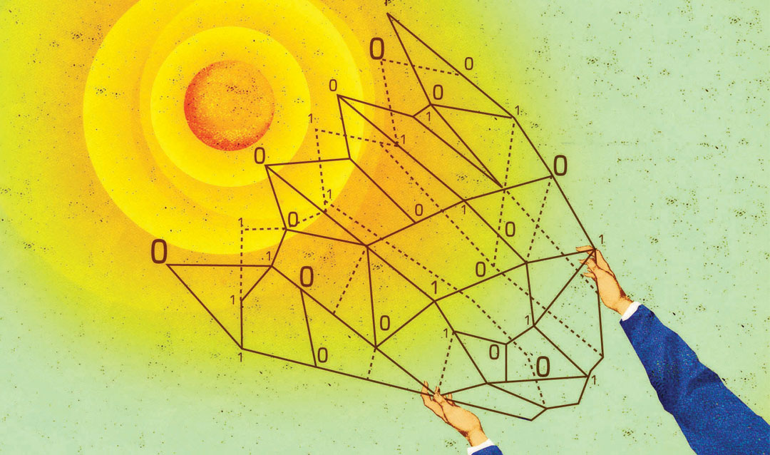 Image shows the power of solar energy