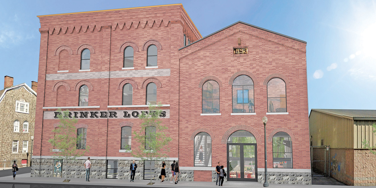 Rendering of Brinker Lofts