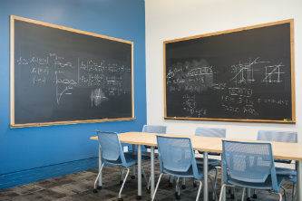 A classroom in Chandler-Ullmann Hall