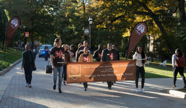 Umoja House honor walk