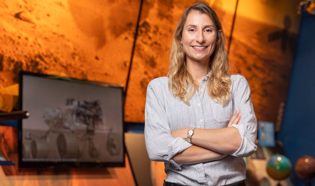 Pam Fusek at NASA's Jet Propulsion Lab