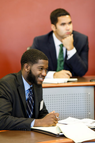 Students at forum