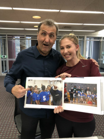 Pete Souza and Lehigh student Sara Jewel '23