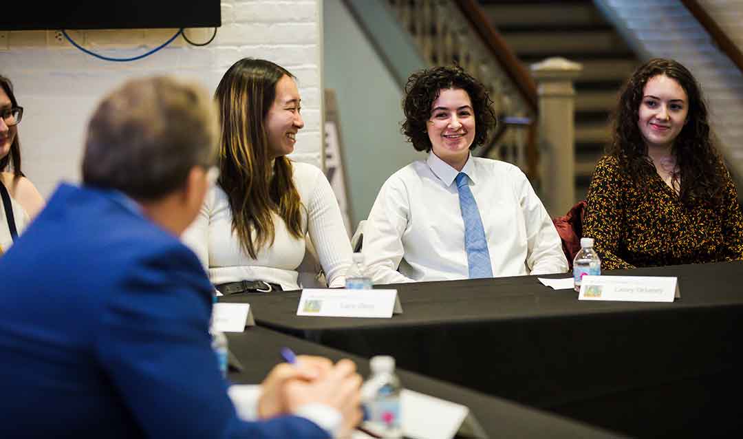 Charlie Dent meets with students at Lehigh Universtiy