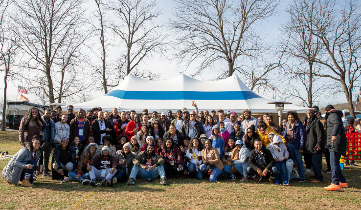 Umoja alumni reunite at Lehigh-Lafayette tailgate