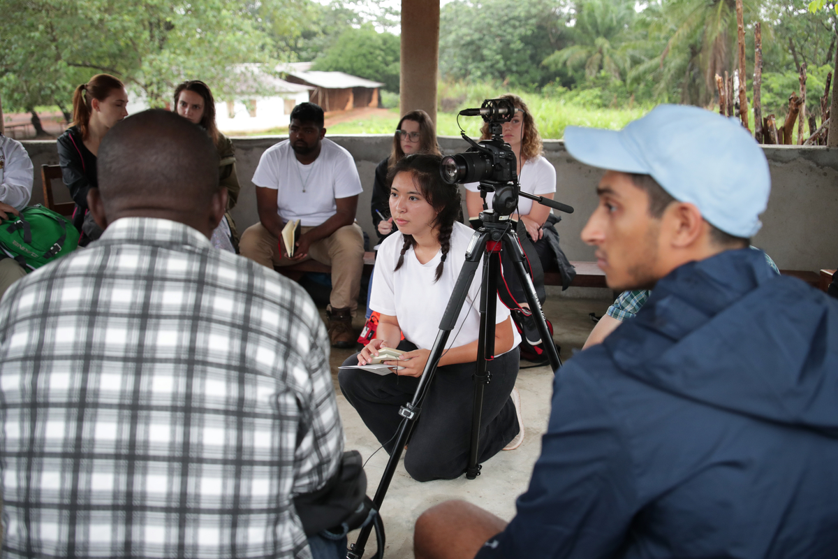 Global Student Impact Fellows in Sierra Leone