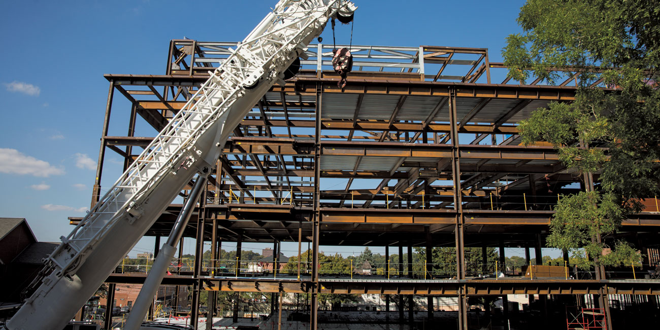 Health, Science and Technology Building taking shape