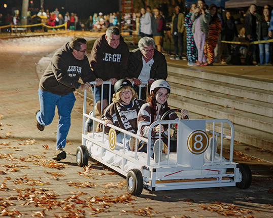 Bed races at Lehigh