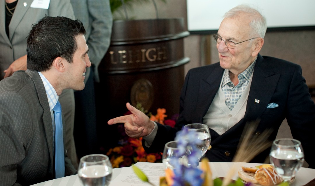 Lee Iacocca with Thomas Roman ‘98