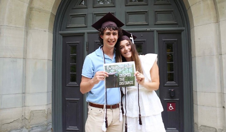 Jordan Wolman (left) and Emma Satin