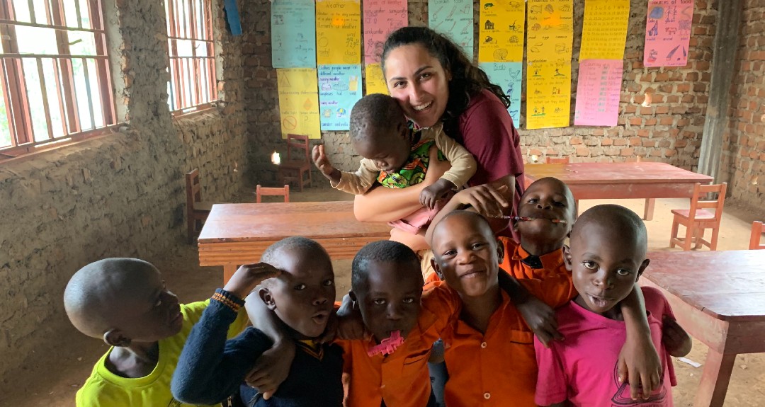 Jessica Galarza in Uganda