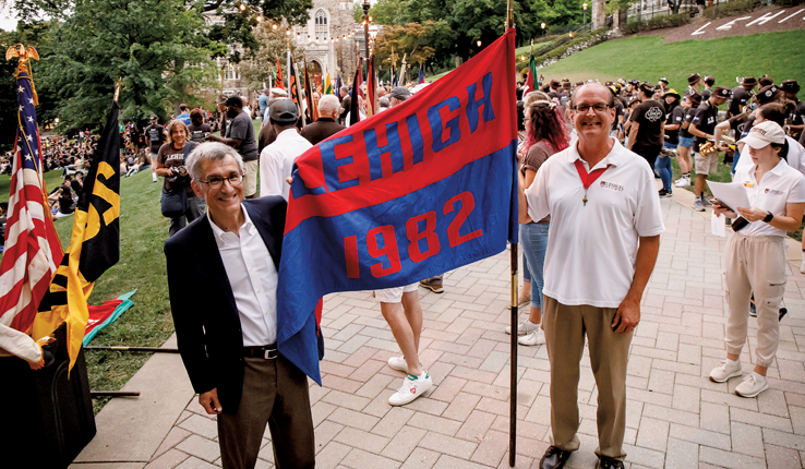 Joseph J. Helble '82 at The Rally