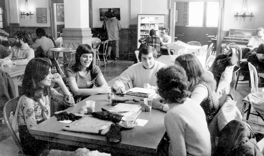 archive photo of the first classes of undergraduate women at Lehigh