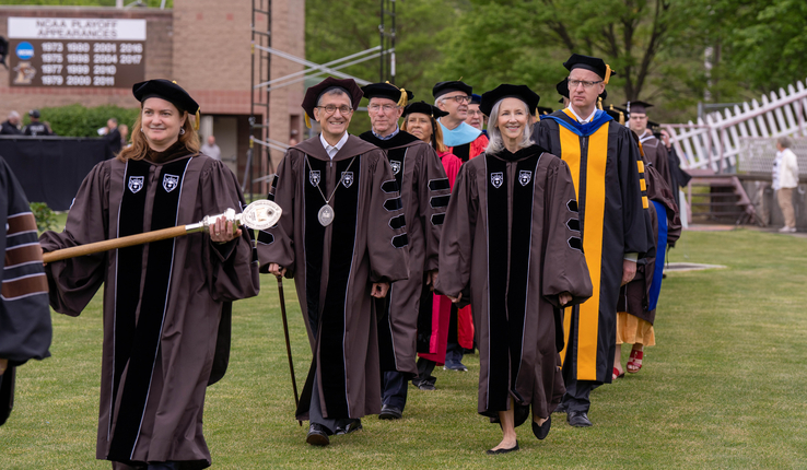 Helble, Weaver lead processional