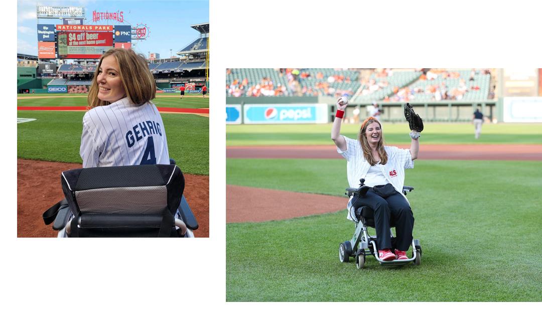 Brooke Eby at Orioles game