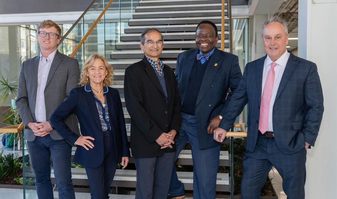 The Art leadership team from left, Dominic Packer, Lee Kern, Himanshu Jain, Henry Odi and John Coulter