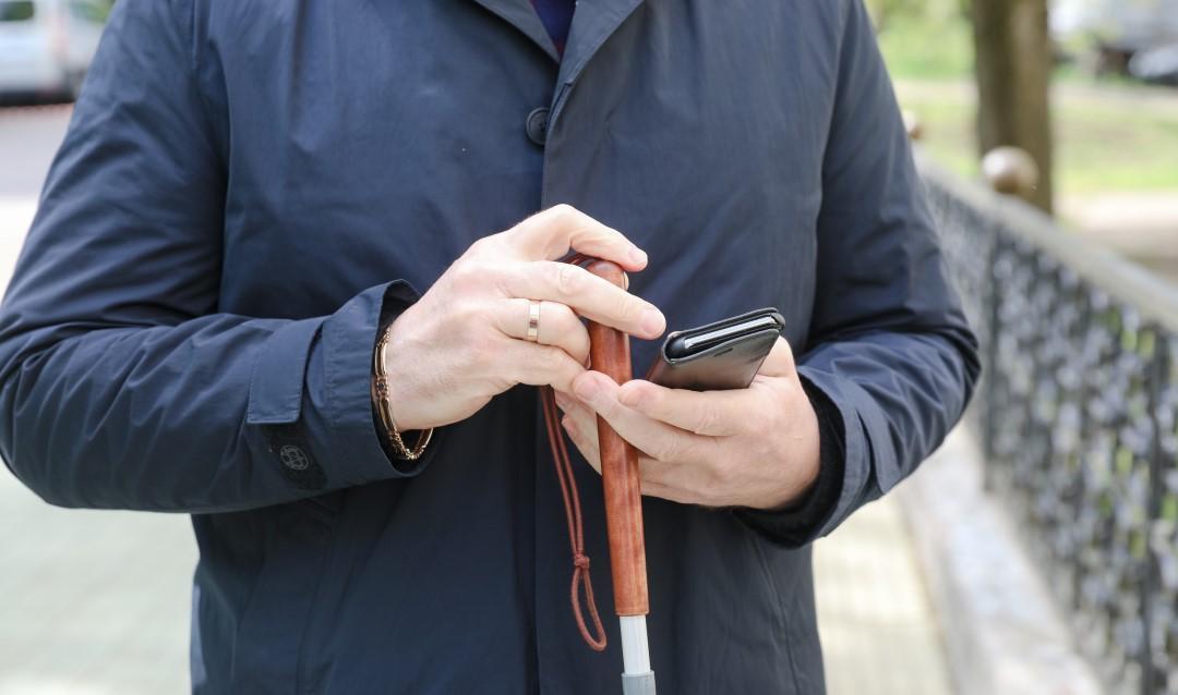 photo of person on phone