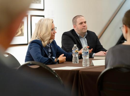  Cheney with Anthony DiMaggio, professor of political science