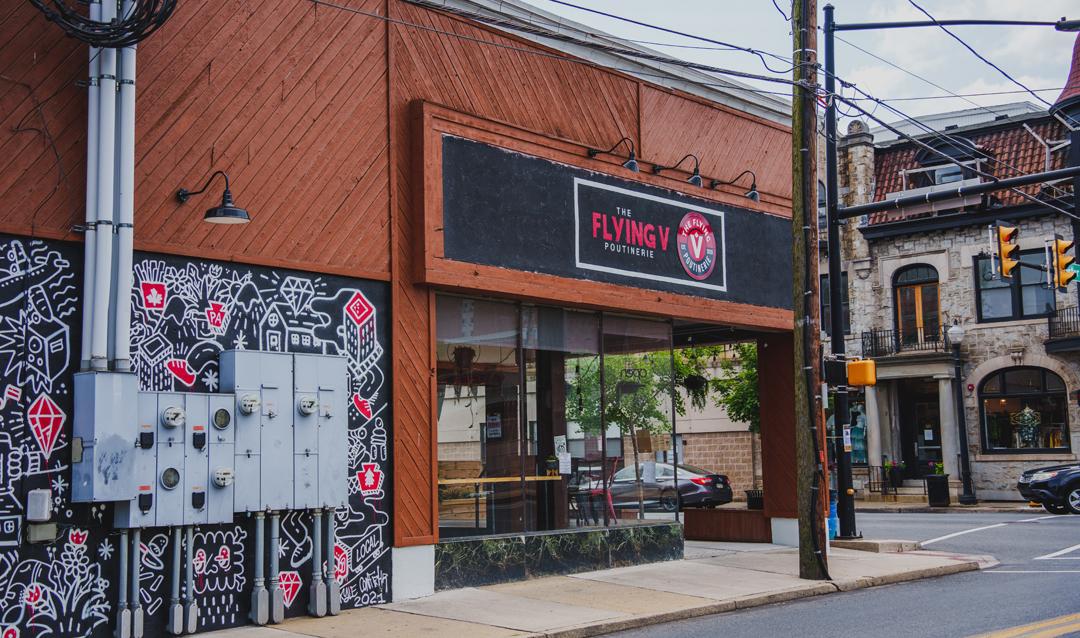 Flying V Poutinerie building