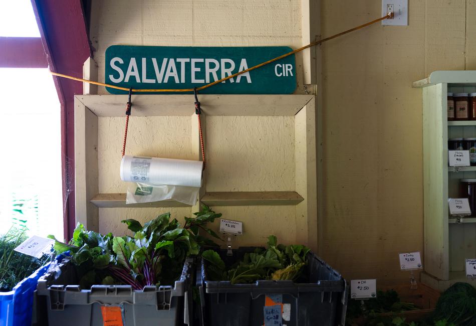 Inside Farm Stand