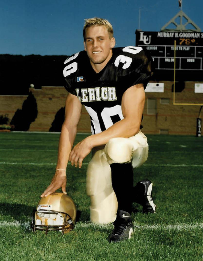 Matt Salvaterra photo in football uniform from playing days