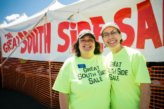 Hernandez_and_Smith_at_Lehigh_University_Great_South_Side_Sale_2017