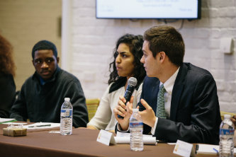 Lehigh-Students-Meet-with-Arun-Gandhi