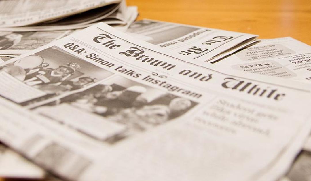 The Brown and White newspaper