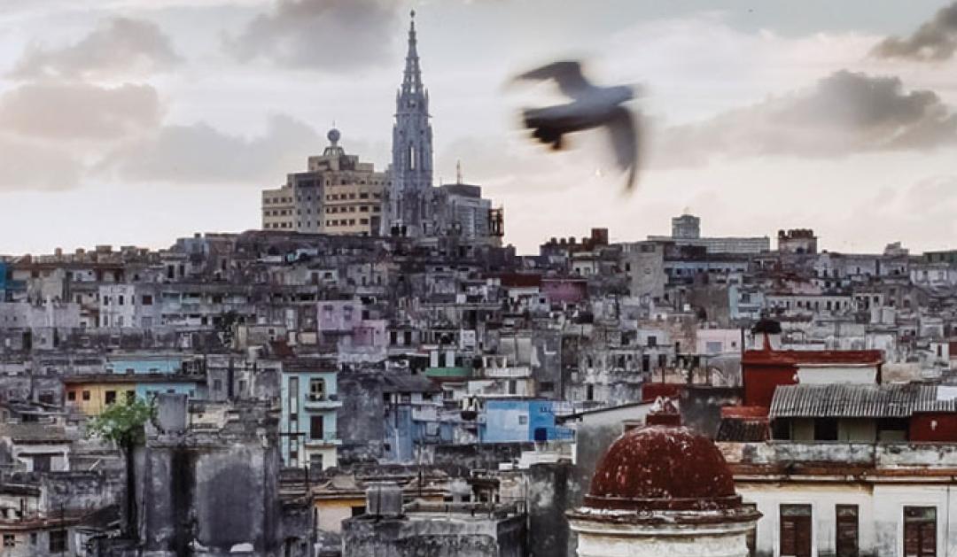 Old Artistic Cityscape