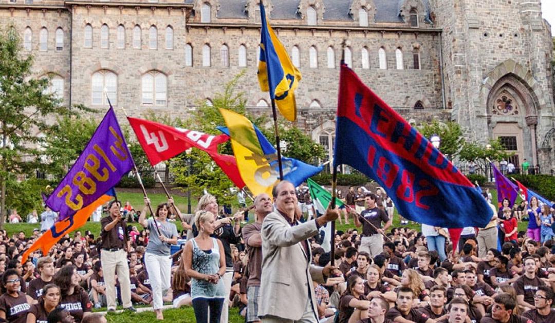 Lehigh Class Flags at Founder's Day