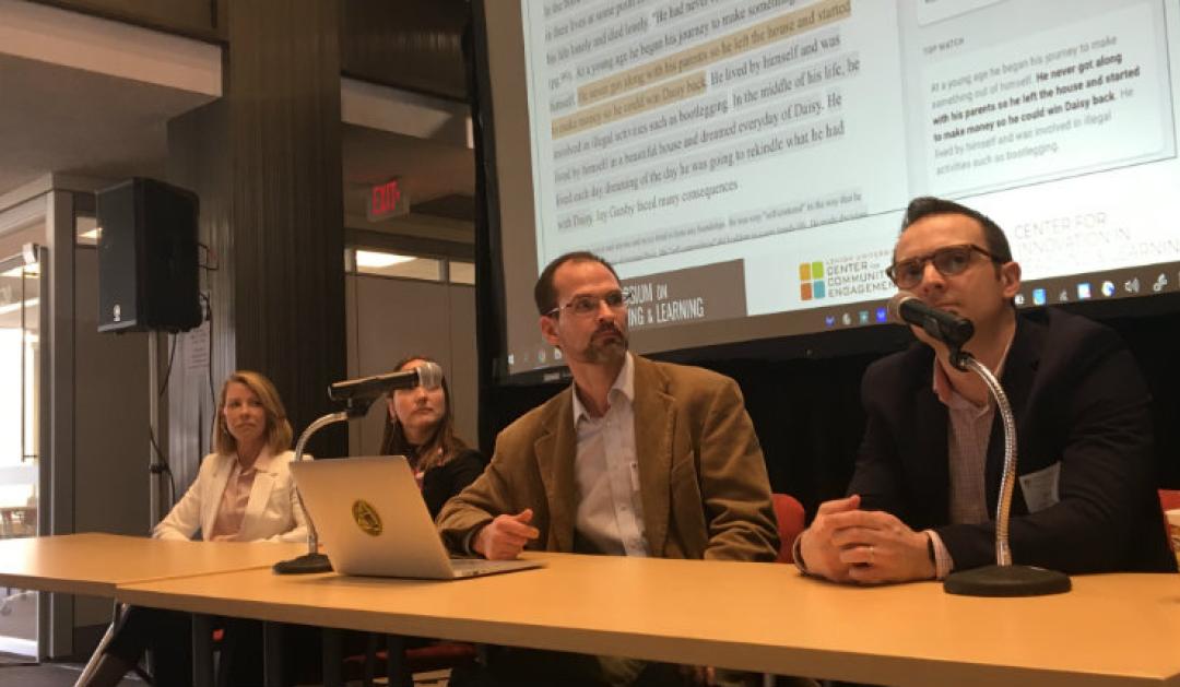 A panel discussion at the 2019 CITL symposium.