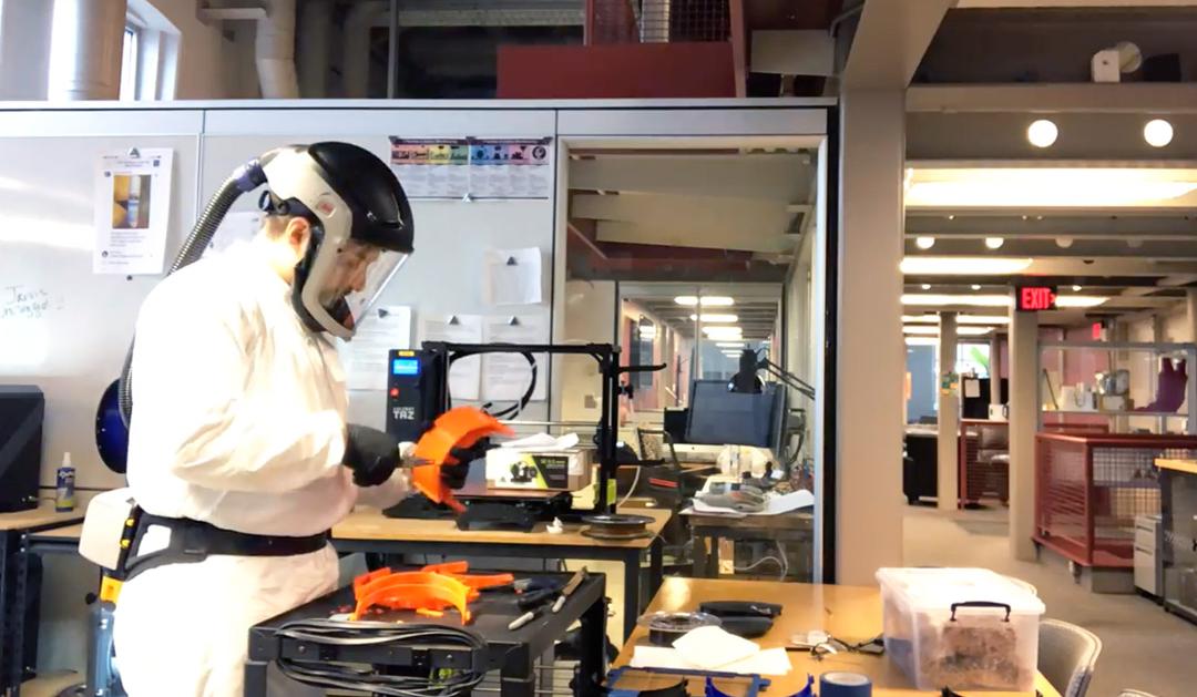 Lehigh 3D prints face shields