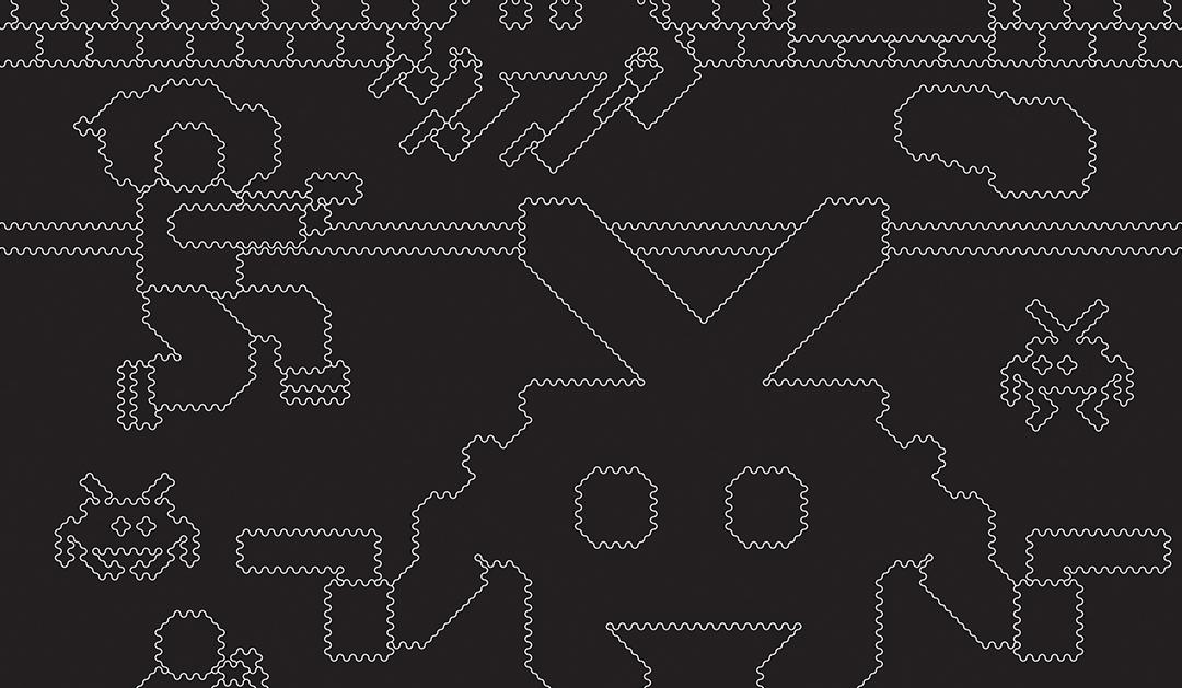 Video game style image of bugs