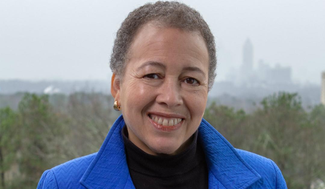 a headshot of Beverly Tatum