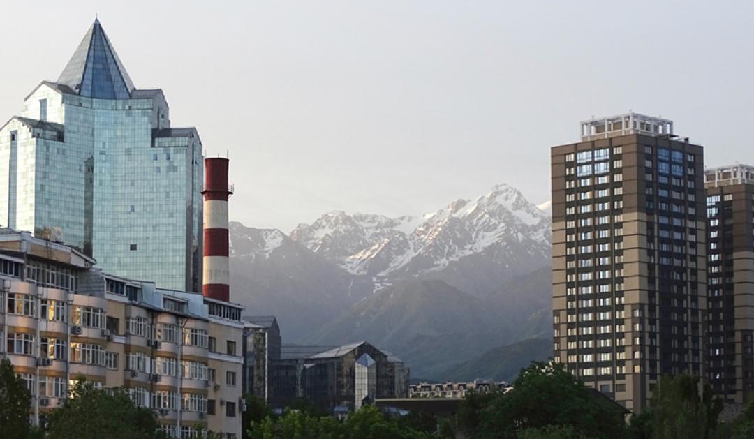 horizon shot of Kazakhstan