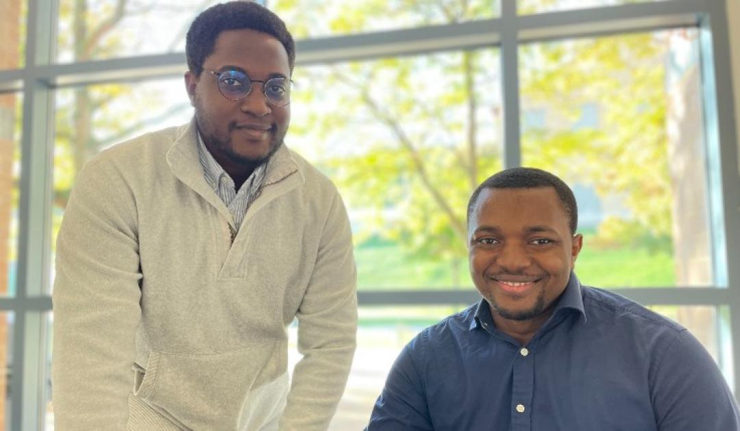 Dara Ofulue, left, and Olu Adebayo