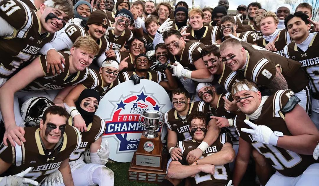 Lehigh football team celebrates Patriot League title