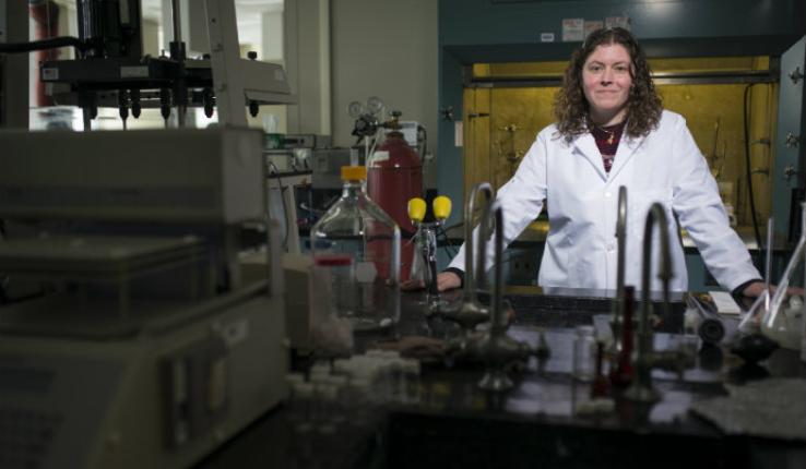 Kelly Schultz, assistant professor of chemical engineering and biomolecular engineering