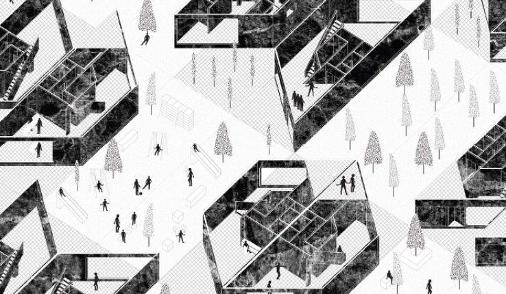 illustration of a playground