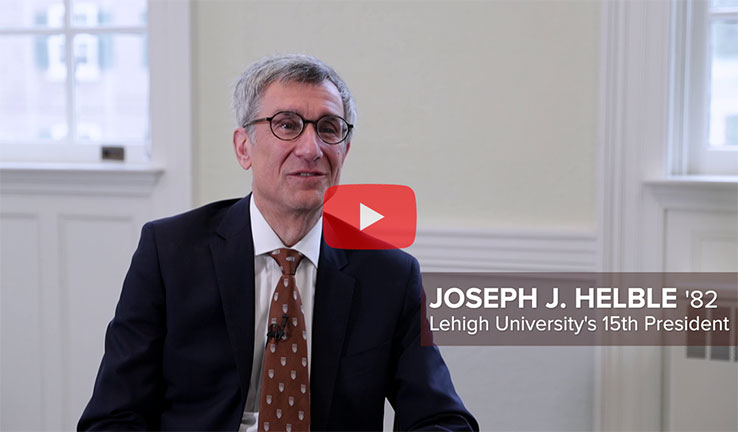 Joseph J. Helble, Lehigh University's 15th president